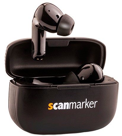 Bezdrátová sluchátka Bluetooth Scanmarker. Bezdrátová sluchátka Bluetooth Scanmarker.