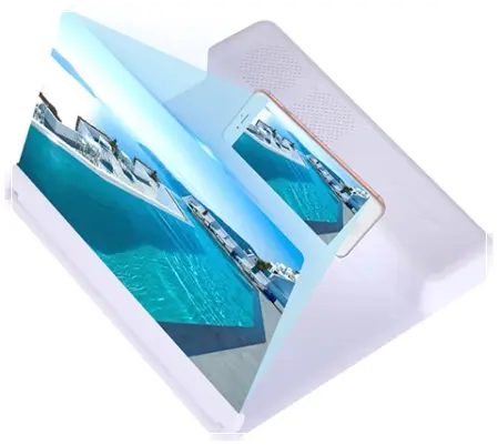 Zvětšovac 3D obrazovky Anobic Bílá 12"